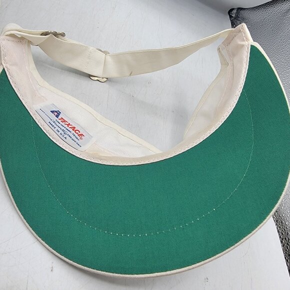 Franklin Templeton Group Embroidered Texace Visor Hat Beige Adjustable Casual - Picture 7 of 7